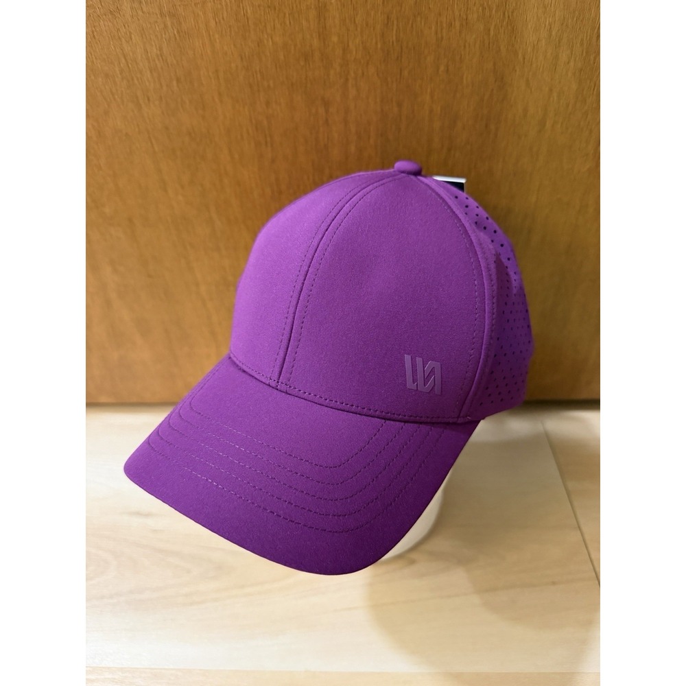 NWT VRST Men's Ultimate Cap Black Cherry Purple Baseball Hat Adjustable